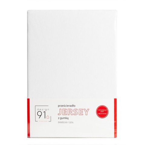 PRZEŚCIERADŁO Z GUMKĄ JERSEY D91 180 X 200 X 30 CM BIAŁY EUROFIRANY PRZEŚCIERADŁO Z GUMKĄ JERSEY D91 180 X 200 X 30 CM BIAŁY EUROFIRANY