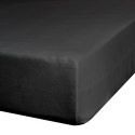 PRZEŚCIERADŁO Z GUMKĄ JERSEY D91 240 X 220 X 30 CM CZARNY EUROFIRANY