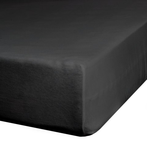 PRZEŚCIERADŁO Z GUMKĄ JERSEY D91 240 X 220 X 30 CM CZARNY EUROFIRANY PRZEŚCIERADŁO Z GUMKĄ JERSEY D91 240 X 220 X 30 CM CZARNY EUROFIRANY