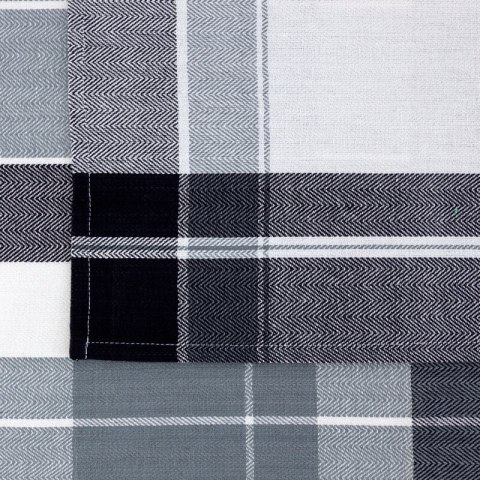 KOMPLET RĘCZNIKÓW KUCHENNYCH MONA 50 X 70 CM CZARNY EUROFIRANY KOMPLET RĘCZNIKÓW KUCHENNYCH MONA 50 X 70 CM CZARNY EUROFIRANY
