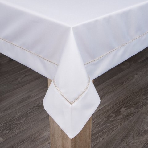 OBRUS MADELE 140 X 180 CM BIAŁY EUROFIRANY OBRUS MADELE 140 X 180 CM BIAŁY EUROFIRANY
