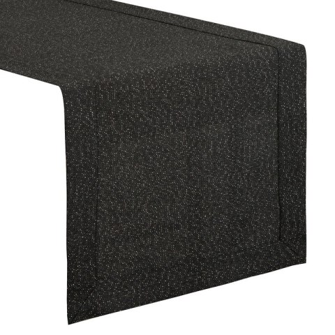 OBRUS STELLA 1 40 X 180 CM CZARNY EUROFIRANY OBRUS STELLA 1 40 X 180 CM CZARNY EUROFIRANY