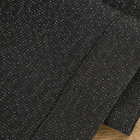 OBRUS STELLA 1 40 X 180 CM CZARNY EUROFIRANY OBRUS STELLA 1 40 X 180 CM CZARNY EUROFIRANY