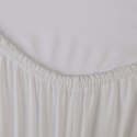 PRZEŚCIERADŁO JERSEY3 90 X 200 X 25 CM JASNOKREMOWY EUROFIRANY