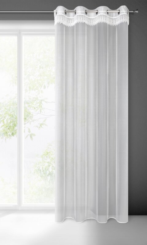 FIRANA GOTOWA SARI 1 140 X 250 CM BIAŁY EUROFIRANY FIRANA GOTOWA SARI 1 140 X 250 CM BIAŁY EUROFIRANY