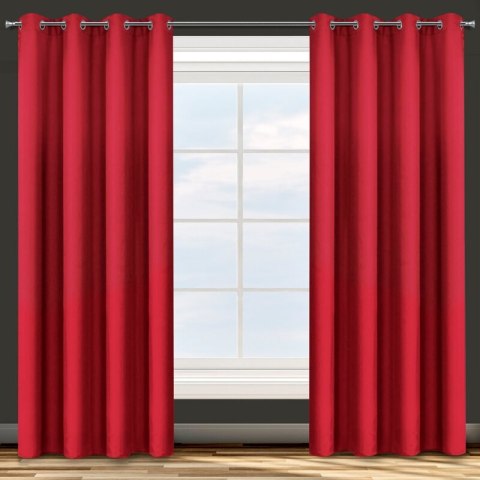ZASŁONA GOTOWA D91 ADORE 140 X 250 CM CZERWONY EUROFIRANY ZASŁONA GOTOWA D91 ADORE 140 X 250 CM CZERWONY EUROFIRANY