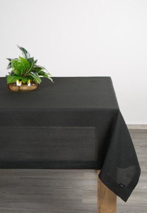 OBRUS STELLA 1 140 X 220 CM CZARNY EUROFIRANY OBRUS STELLA 1 140 X 220 CM CZARNY EUROFIRANY