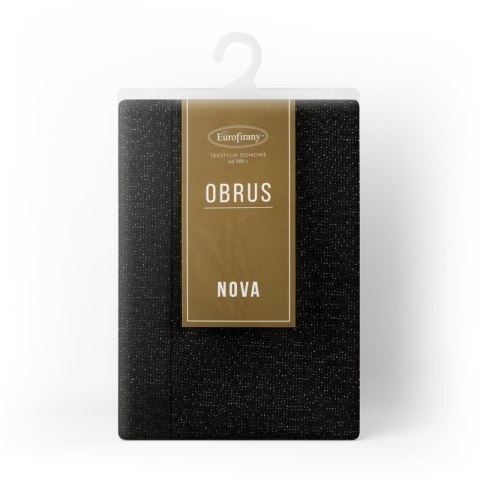 OBRUS STELLA 1 140 X 220 CM CZARNY EUROFIRANY OBRUS STELLA 1 140 X 220 CM CZARNY EUROFIRANY