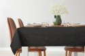OBRUS STELLA 1 140 X 220 CM CZARNY EUROFIRANY