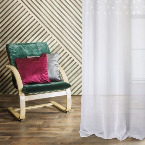 ZASŁONA GOTOWA D91 STELLA 140 X 250 CM BIAŁY EUROFIRANY ZASŁONA GOTOWA D91 STELLA 140 X 250 CM BIAŁY EUROFIRANY