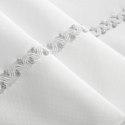 OBRUS ELIMA 40 X 180 CM BIAŁY EUROFIRANY