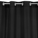 ZASŁONA GOTOWA D91 ADORE 140 X 250 CM CZARNY EUROFIRANY