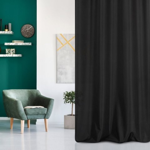 ZASŁONA GOTOWA D91 ADORE 140 X 250 CM CZARNY EUROFIRANY ZASŁONA GOTOWA D91 ADORE 140 X 250 CM CZARNY EUROFIRANY