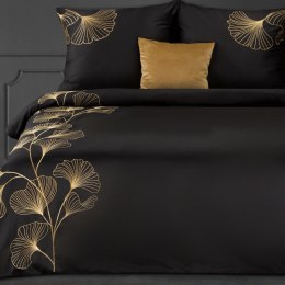 KOMPLET POŚCIELI HAFT2 160 X 200 CM CZARNY EUROFIRANY