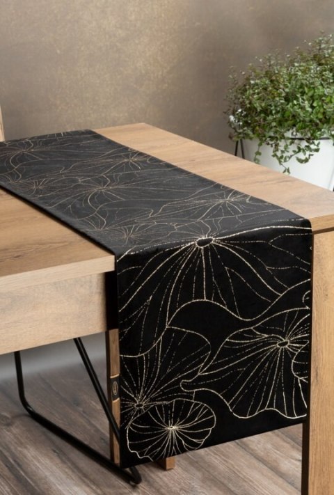 OBRUS BLINK 18 35 X 140 CM CZARNY EUROFIRANY OBRUS BLINK 18 35 X 140 CM CZARNY EUROFIRANY