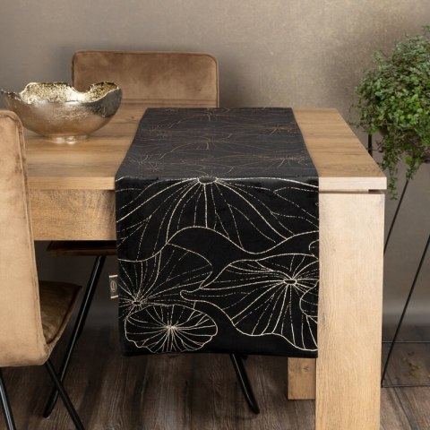 OBRUS BLINK 18 35 X 140 CM CZARNY EUROFIRANY OBRUS BLINK 18 35 X 140 CM CZARNY EUROFIRANY