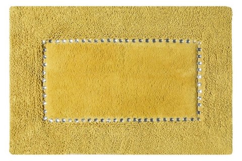 DYWANIK ŁAZIENKOWY CHIC 60 X 90 CM MUSZTARDOWY EUROFIRANY DYWANIK ŁAZIENKOWY CHIC 60 X 90 CM MUSZTARDOWY EUROFIRANY