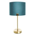 LAMPA DEKORACYJNA EZRA (04) O 27 X 46 CM TURKUSOWY EUROFIRANY