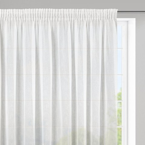 FIRANA GOTOWA LILIAN NA TAŚMIE 400 X 145 CM BIAŁY EUROFIRANY FIRANA GOTOWA LILIAN NA TAŚMIE 400 X 145 CM BIAŁY EUROFIRANY