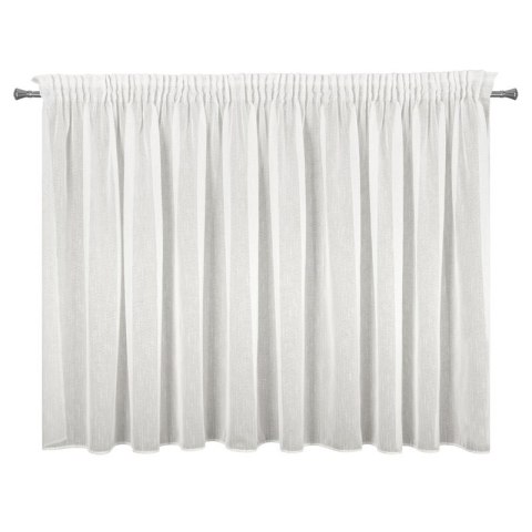 FIRANA GOTOWA LILIAN NA TAŚMIE 400 X 145 CM BIAŁY EUROFIRANY FIRANA GOTOWA LILIAN NA TAŚMIE 400 X 145 CM BIAŁY EUROFIRANY