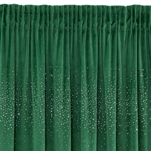 ZASŁONA GOTOWA AURORA NA TAŚMIE 140 X 270 CM CIEMNOZIELONY EUROFIRANY ZASŁONA GOTOWA AURORA NA TAŚMIE 140 X 270 CM CIEMNOZIELONY EUROFIRANY